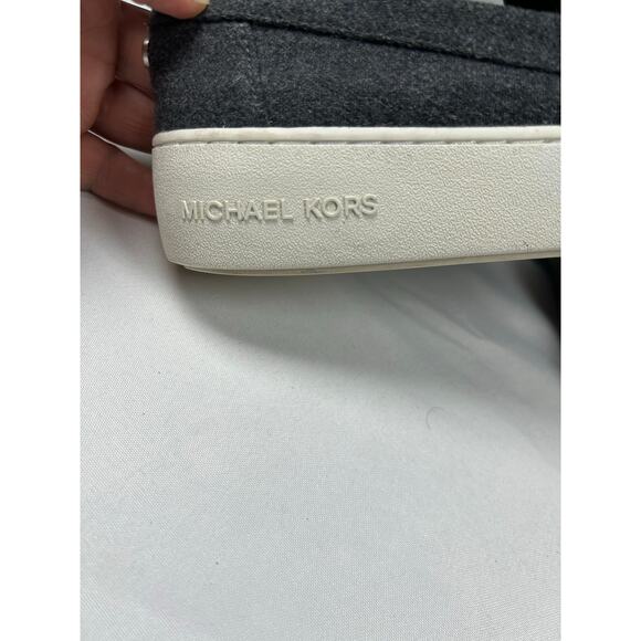 Michael Michael Kors Women's Slip On Metallic Trim Penny Loafers Size 6 - Picture 11 of 11